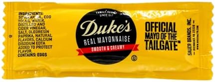 Duke’s Real Mayonnaise Packet – Original Smooth & Creamy Taste, 12 Gram (Pack of 200)